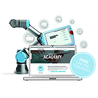 Universal Robots expands online training Academy, offering free interactive modules in robotics programming