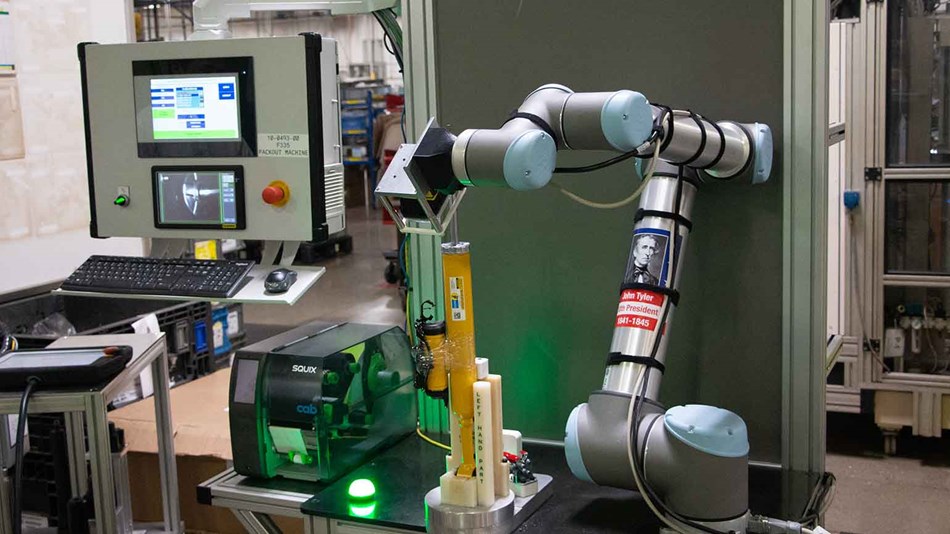 Collaborative robot in application