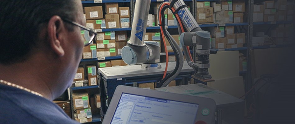 Process automation utilizing cobots