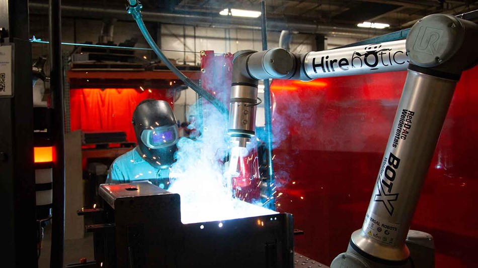 Welding solution using collaborative robot